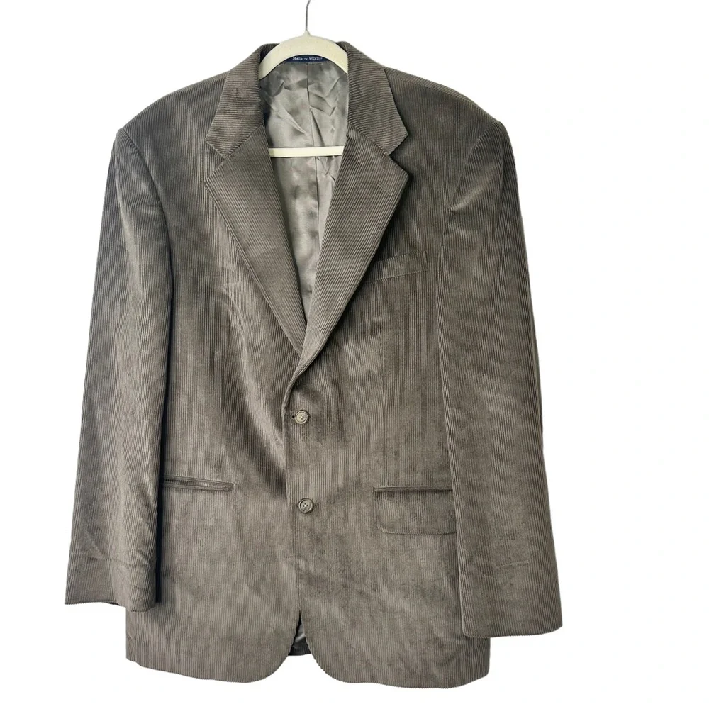 Lands End Corduroy Blazer Jacket Size 40R Mens - Picture 3 of 11